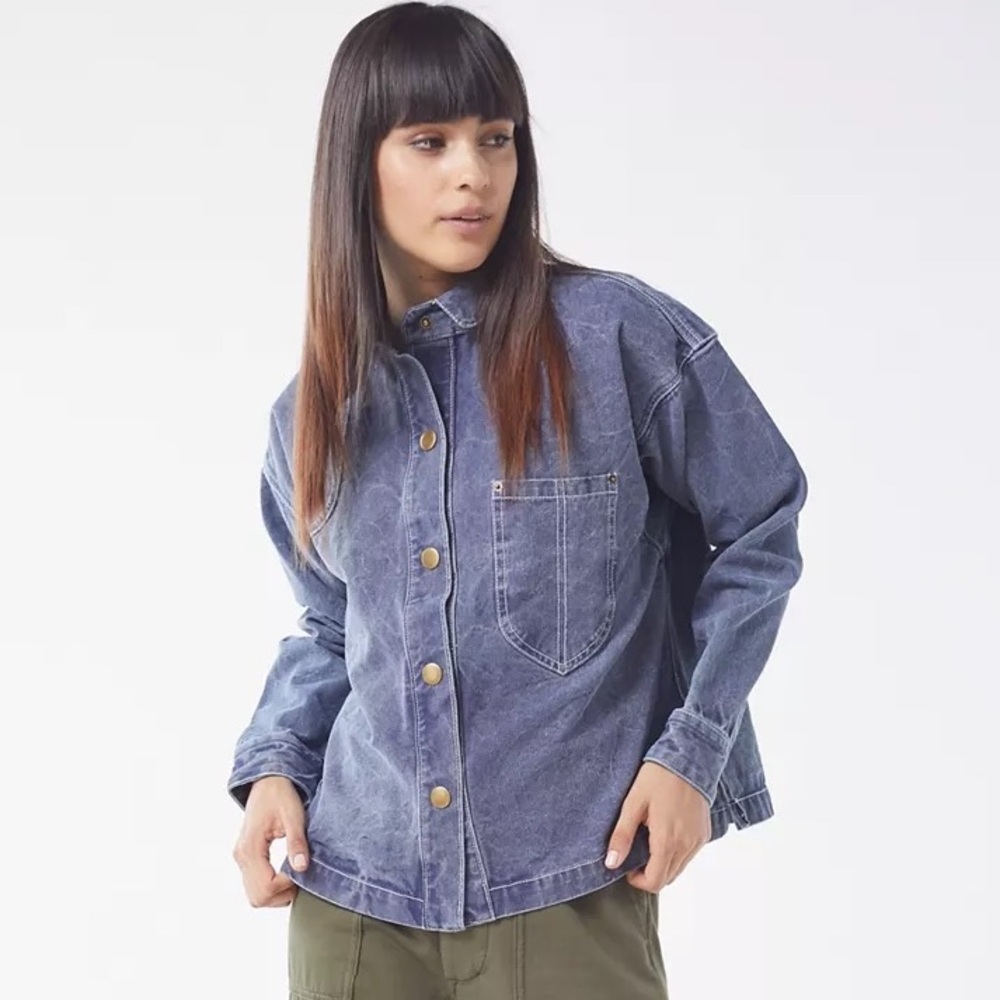 OVERSIZED DENIM JACKET URBAN OUTFITTERS MINER DENIM JACKET